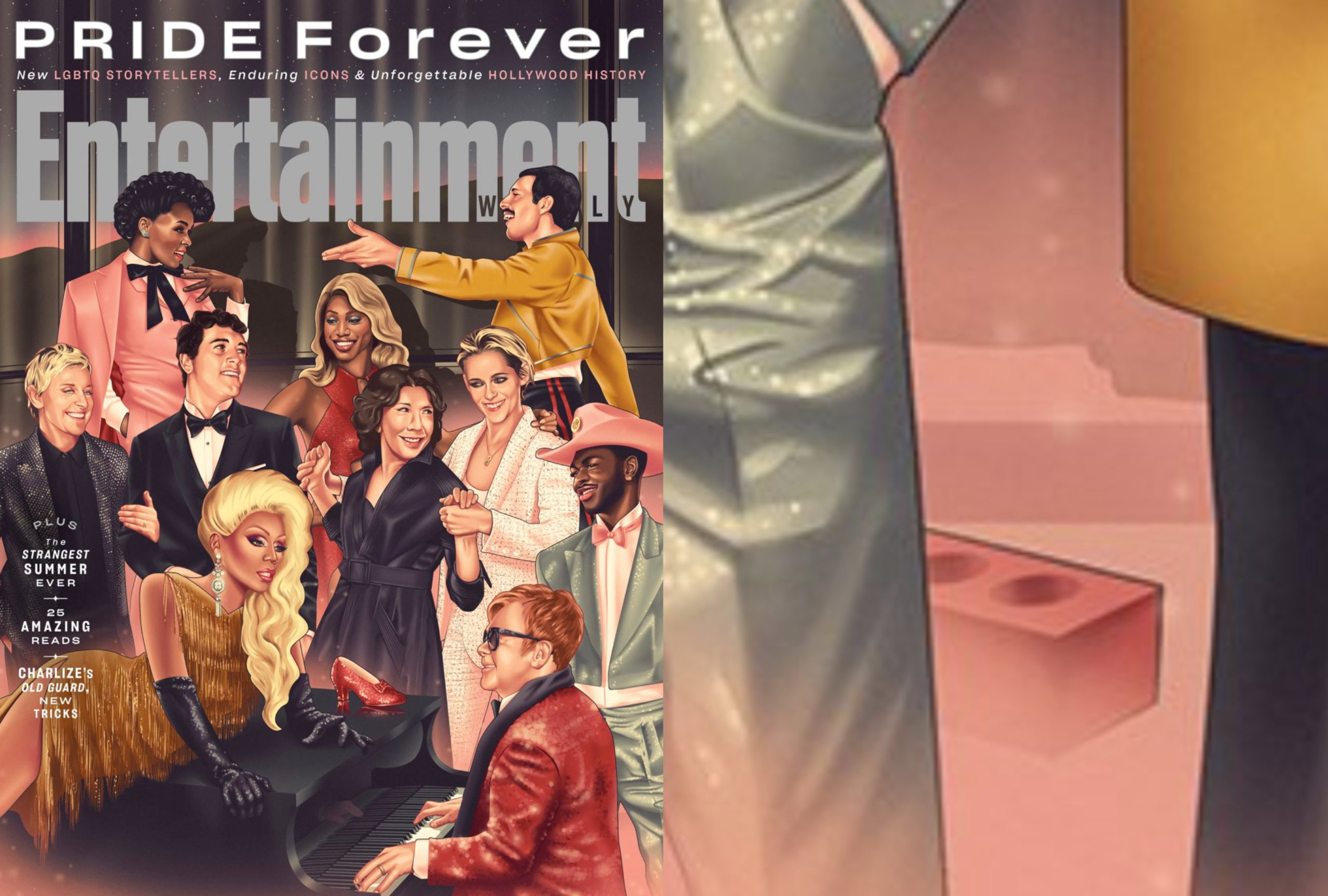 Entertainment Weekly put the 'first brick thrown at Stonewall' on its Pride cover and people have thoughts – lots of thoughts
