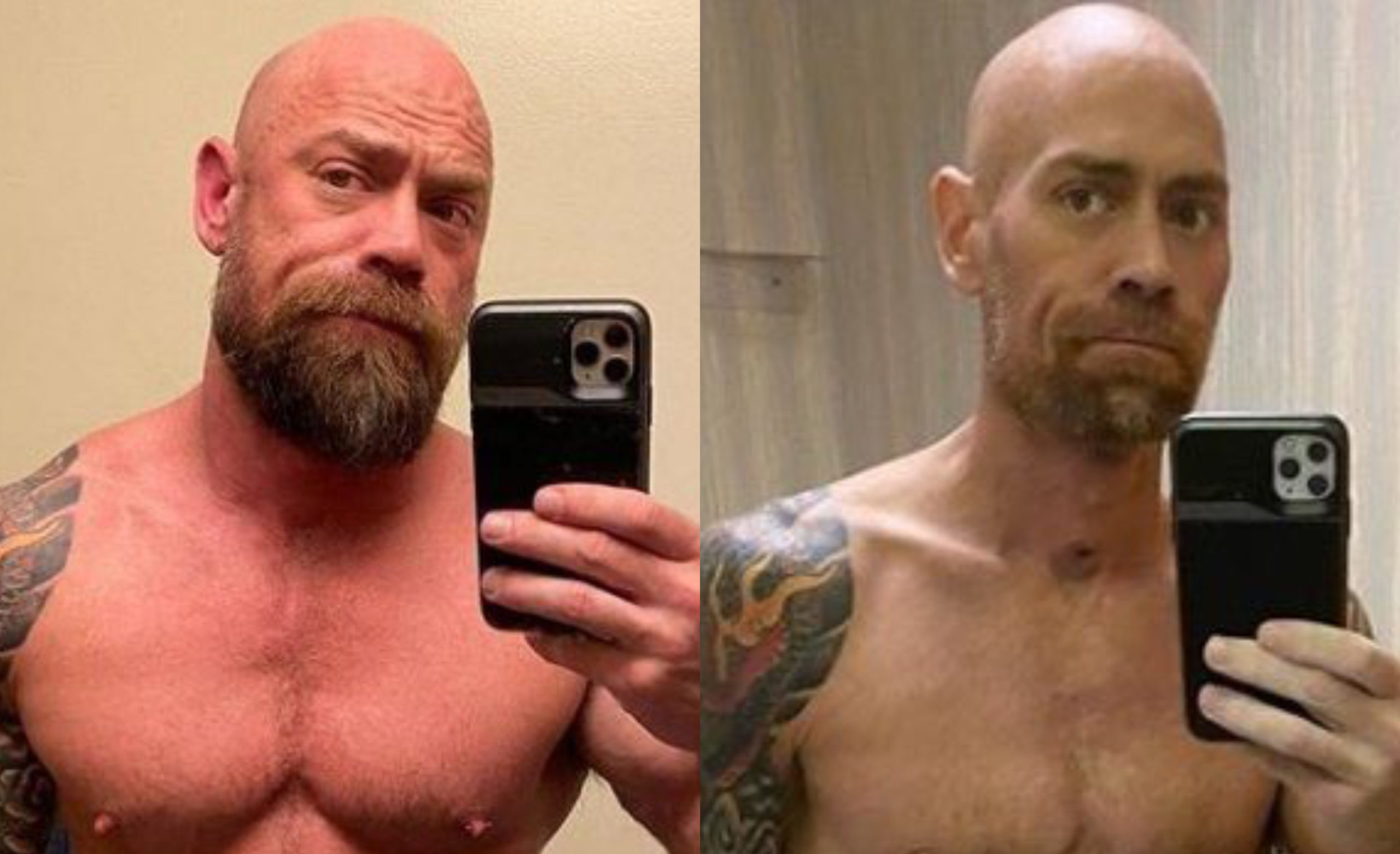 Gay nurse shows how six weeks fighting coronavirus ravaged his body in shocking before and after photos