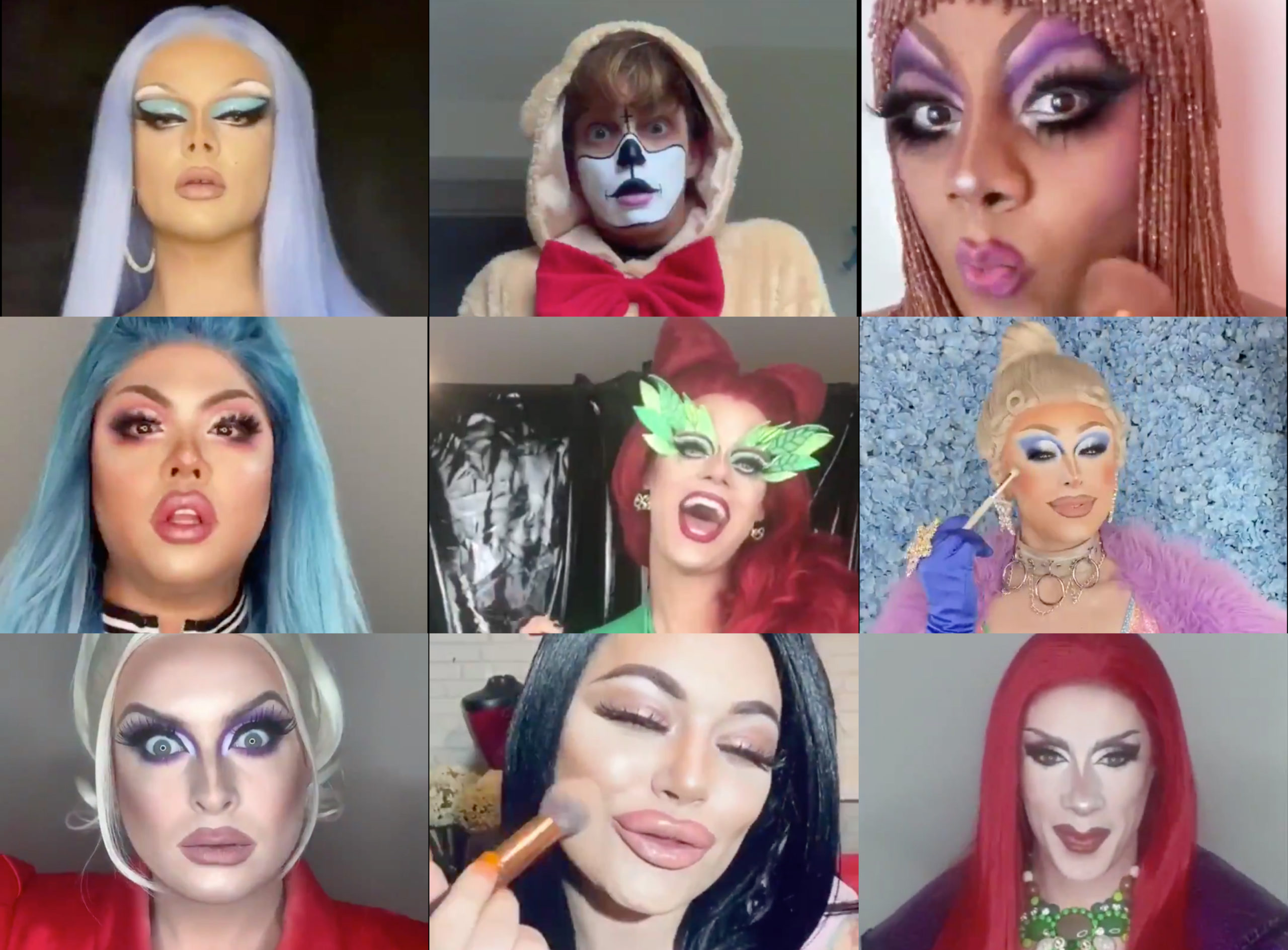 The Drag Race UK girls did the 'pass the brush' TikTok challenge but The Vivienne was nowhere to be seen