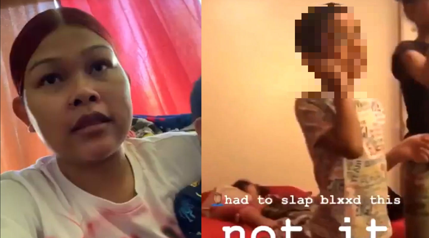 Homophobic babysitter slaps young boy in her care for dancing like a 'gay a** b***h' in sick viral video