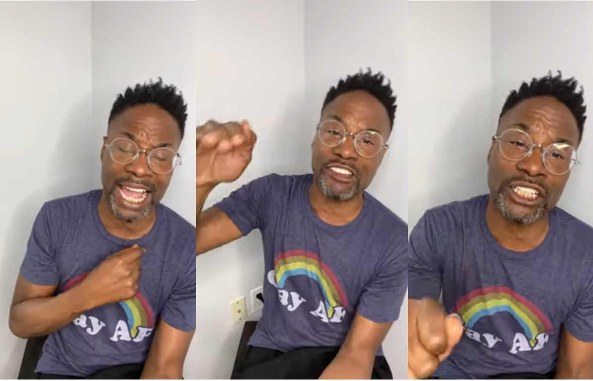 Billy Porter eviscerates 'con artist' Donald Trump for causing an American 'genocide' with his white privilege