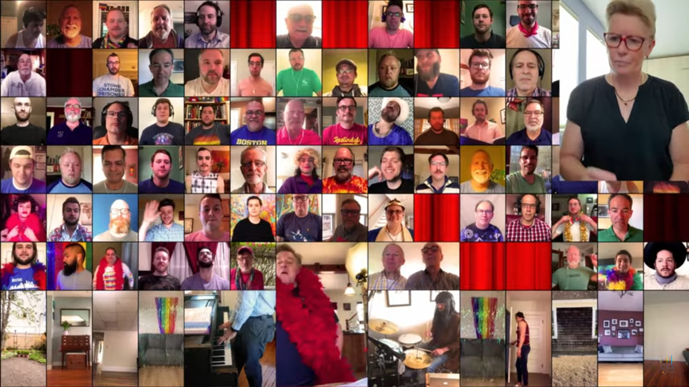 Gay men's choir sends powerful message of love to LGBT+ people everywhere with stunning cover of Lady Gaga's Born This Way