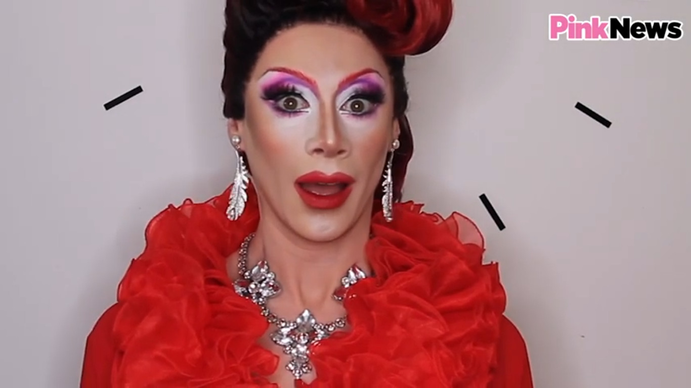 Drag Race UK star Divina de Campo gives a drag masterclass while making a powerful statement on gender identity