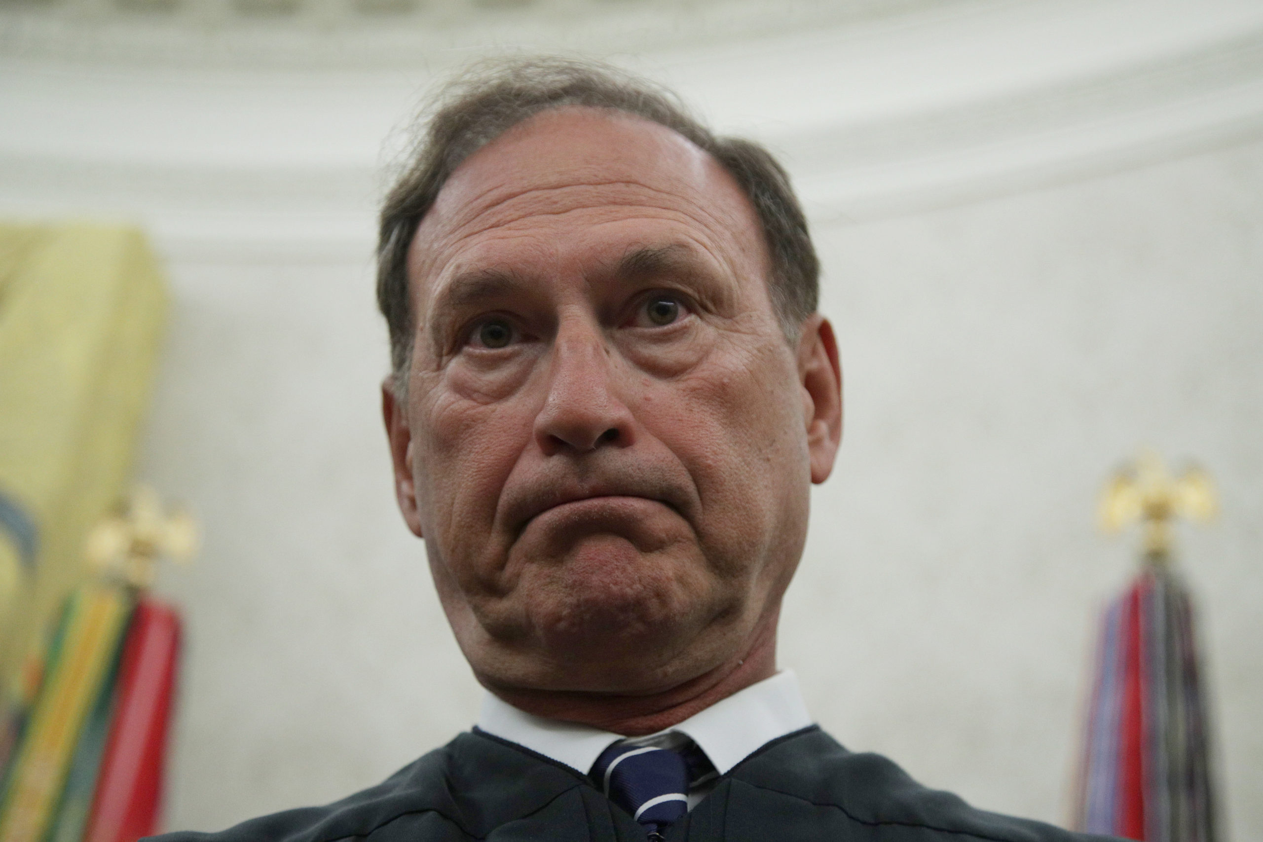 Justice Samuel Alito, appointed to the Supreme Court by George W Bush, thinks the historic LGBT+ ruling could lead to protections for rapists