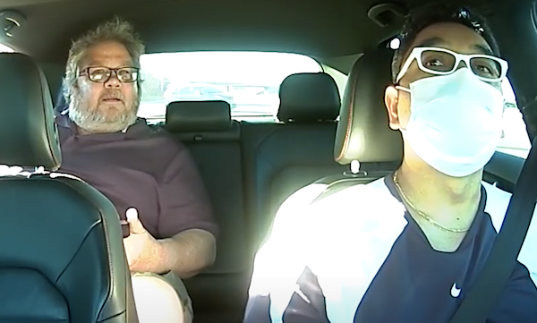 Homophobic Lyft passenger threatens to crush 'candy-ass f****t' driver's skull – all because he asked him to wear a mask