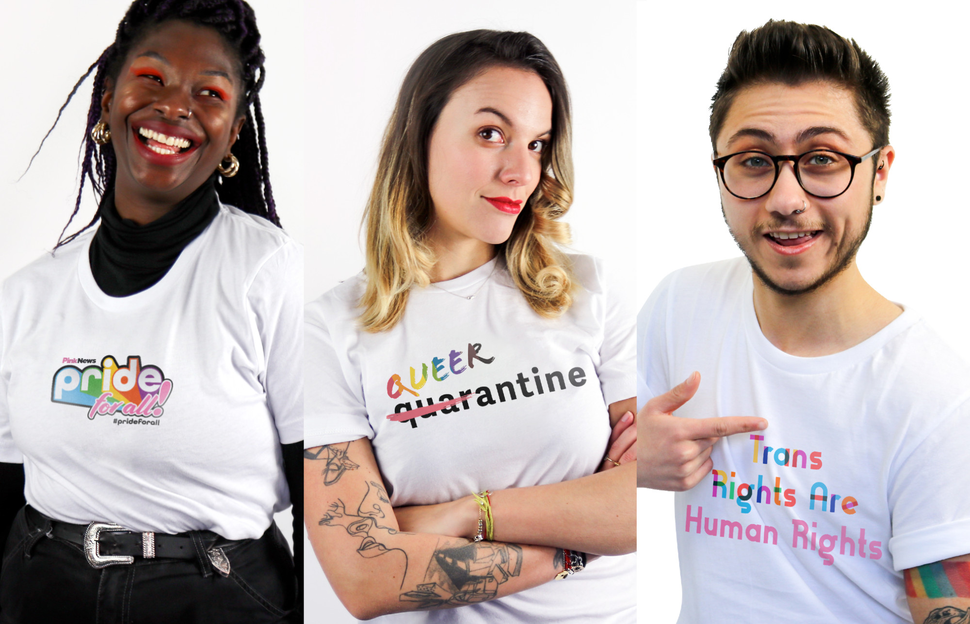 Pride, but make it fashion! 10 super-queer T-shirts, hats and pins to complete your at-home Pride look