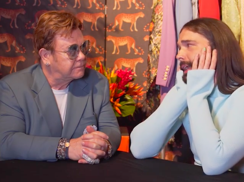 Jonathan Van Ness candidly tells Elton John what gave him the courage to share his truth about living with HIV