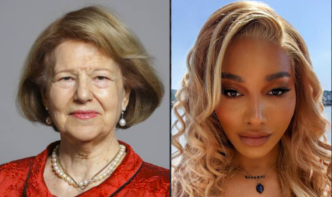 Baroness Nicholson invites Munroe Bergdorf for lunch after calling her a 'weird creature'