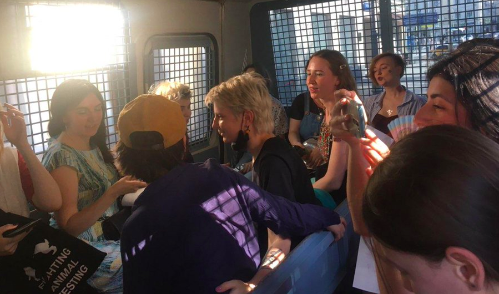 Over 30 people arrested in Russia for supporting an LGBT+ activist charged with spreading ‘gay propaganda’