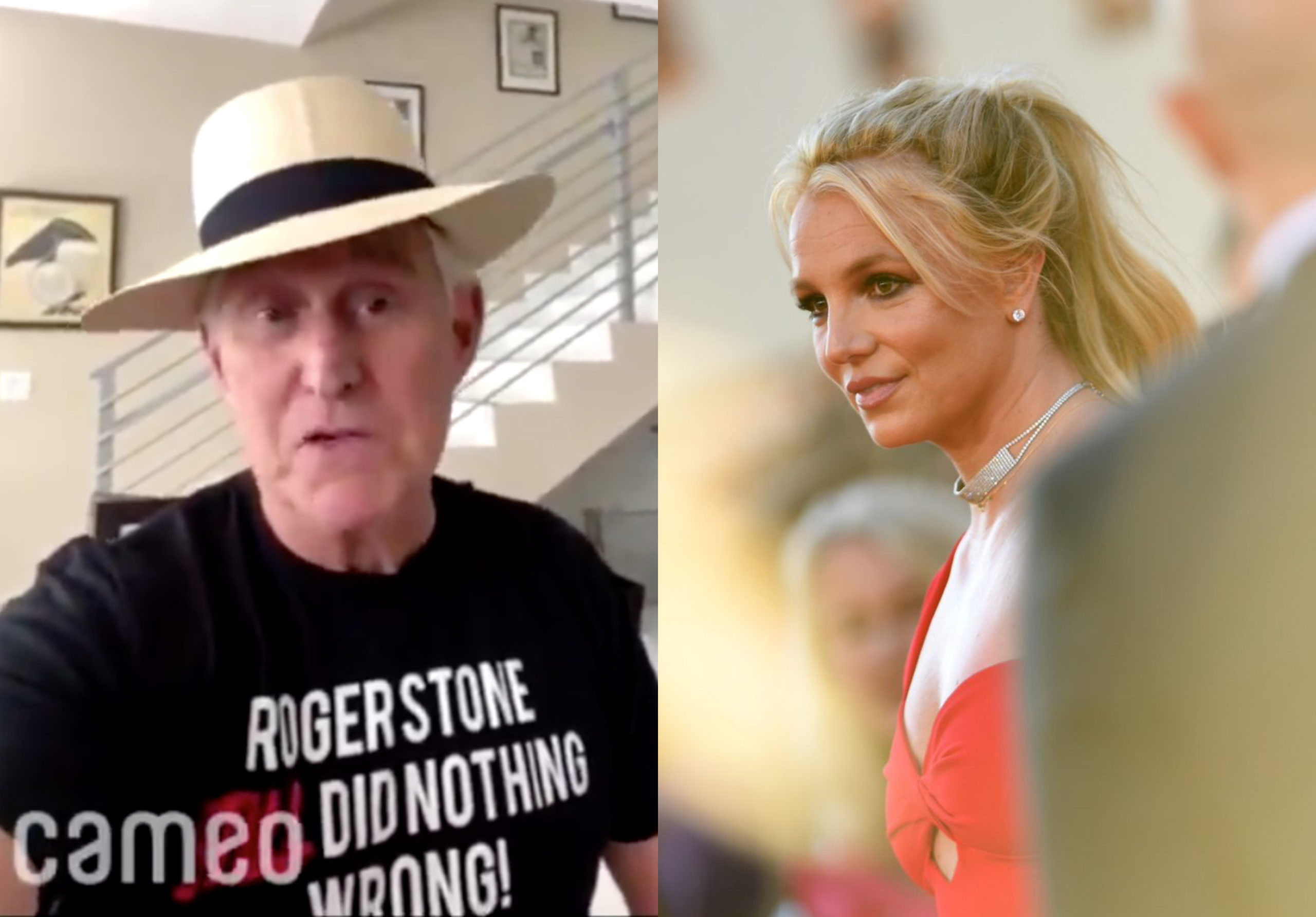 Longtime Trump advisor and convicted criminal Roger Stone comes out swinging for the Free Britney Spears movement: 'It’s Britney, b***h'