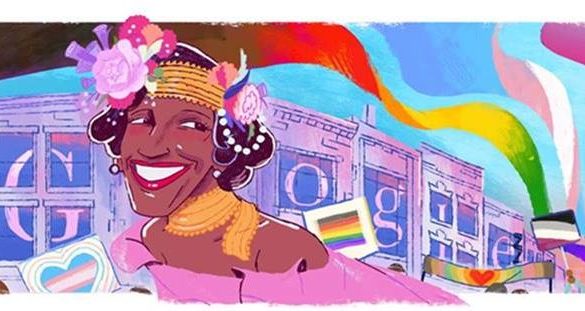 Pioneering trans rights activist Marsha P. Johnson celebrated with Google Doodle to mark the end of Pride Month