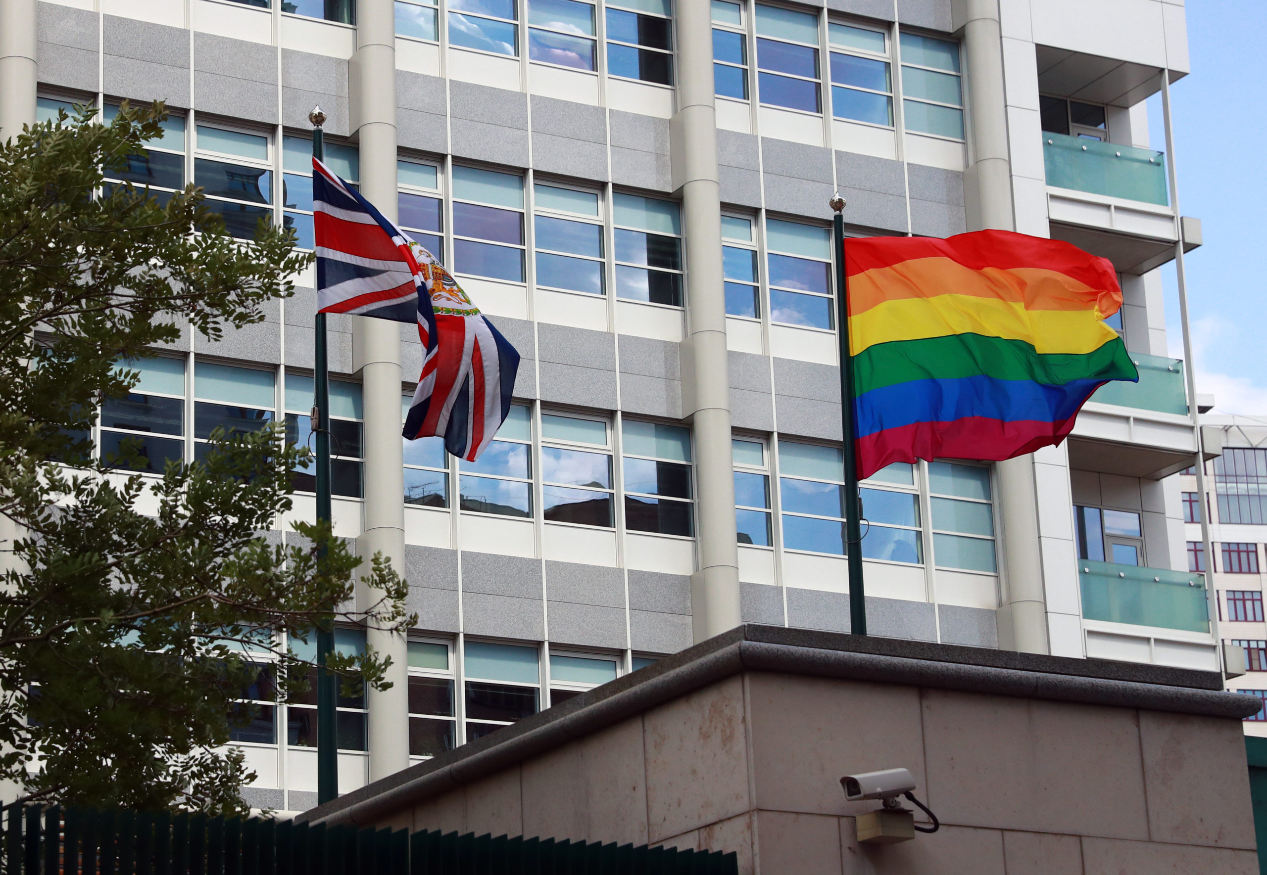 Russian foreign ministry made formal complaints to UK, US and Canadian embassies for flying the rainbow flag during Pride month