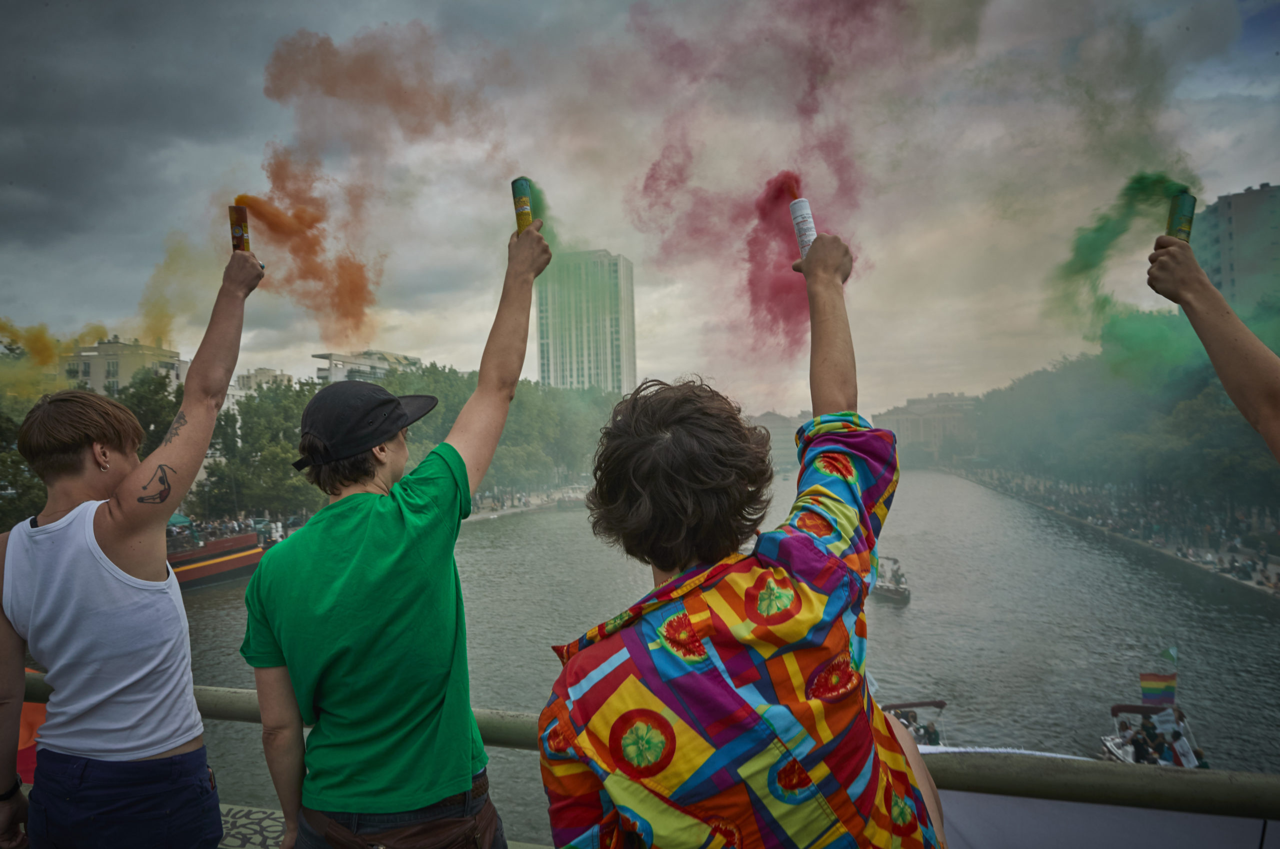 Pride may be cancelled, but thousands took to the streets in Paris to march for the rights of trans people, LGBT+ migrants and sex workers