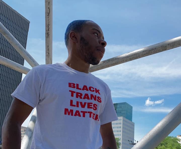 Trans Black Lives Matter protester suffers shattered jaw and broken eye socket after violent thugs beat him mercilessly