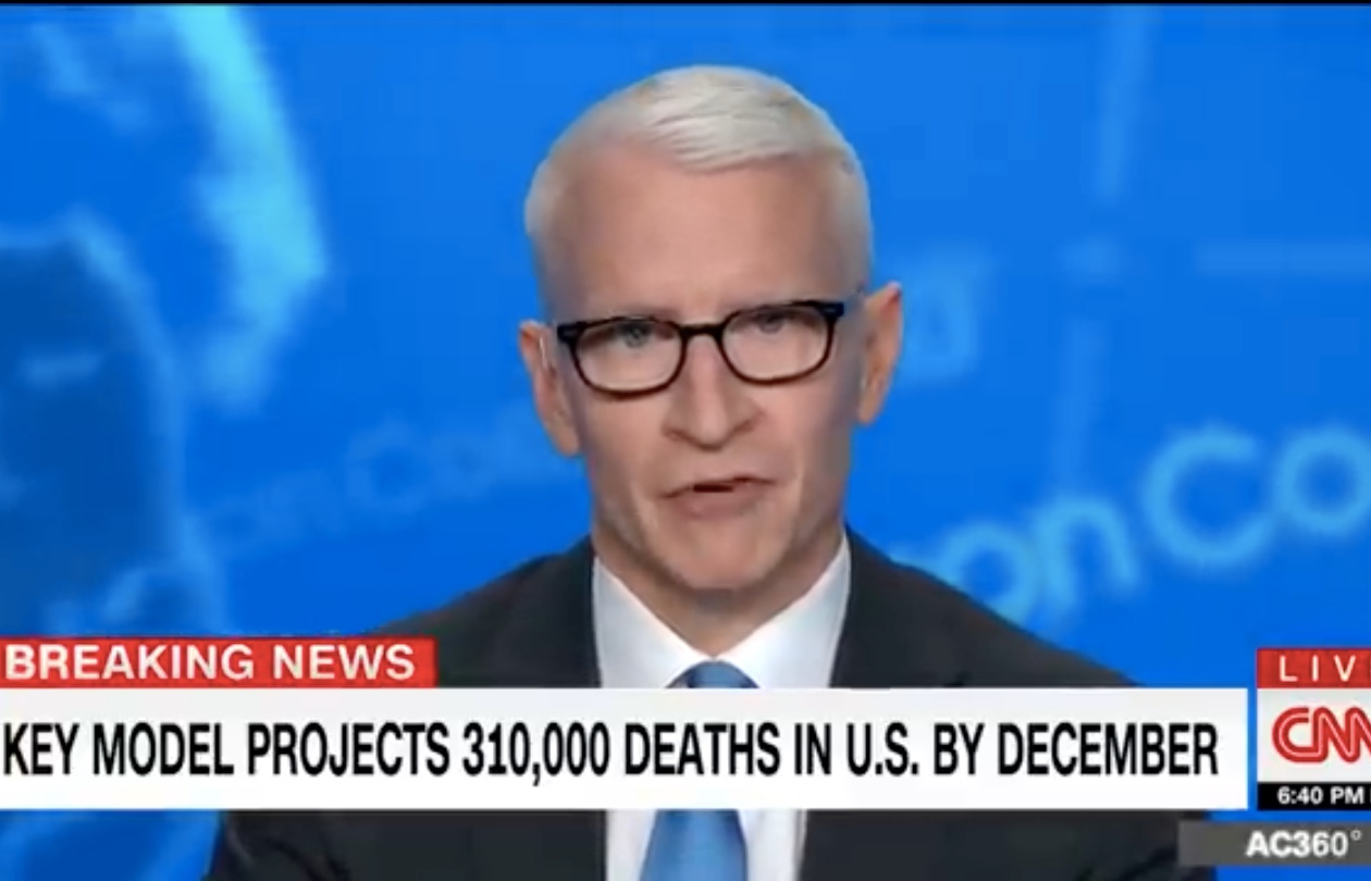 Anderson Cooper breaks down in tears after COVID-19 patient congratulates him on birth of son