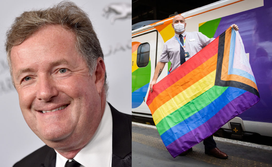 For someone who rages against snowflakes, Piers Morgan is seriously, seriously upset by the LGBT-inclusive Pride train