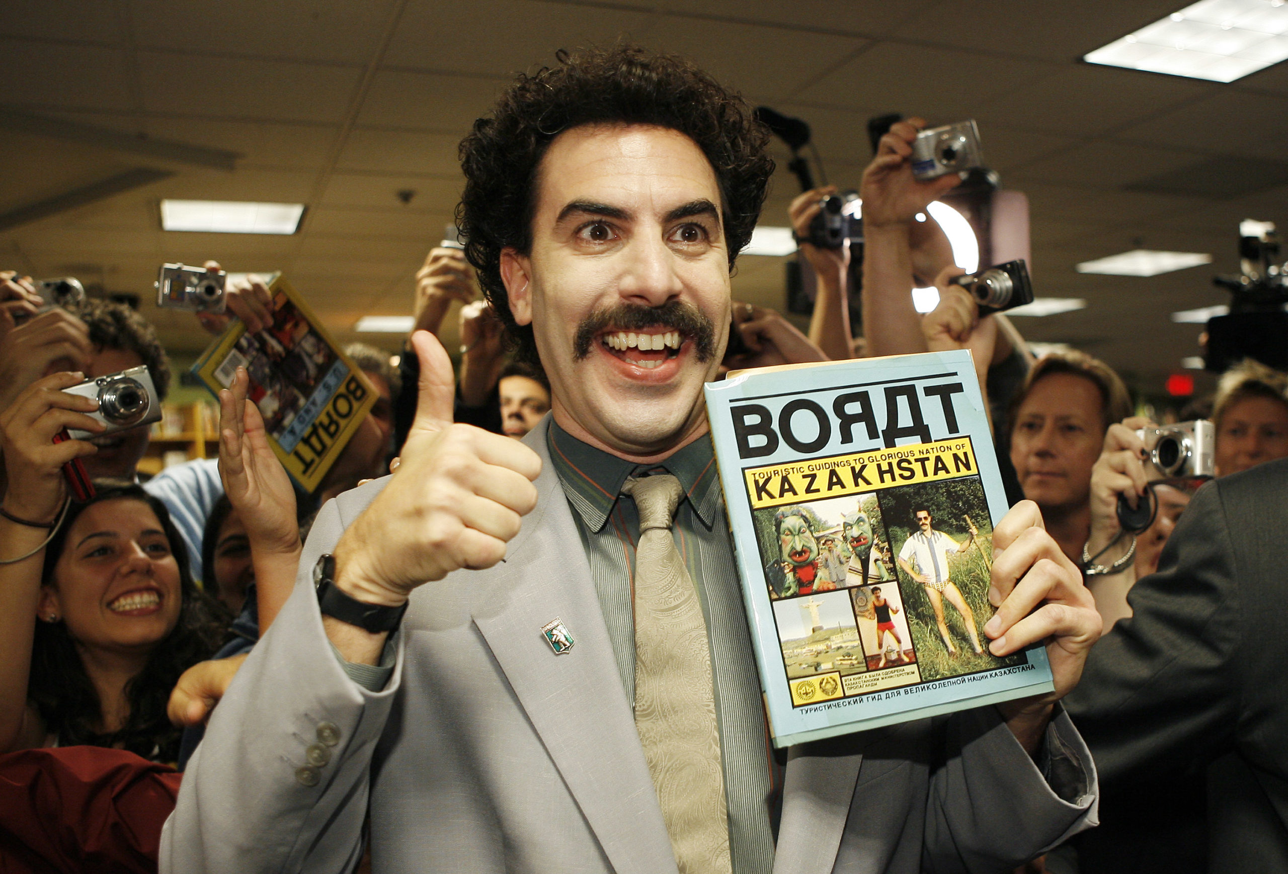 Borat star Sacha Baron Cohen narrowly escaped being 'beaten senseless' by far-right thugs over gay cage fight scene