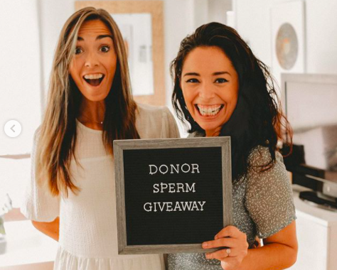 Gay YouTube couple Allie and Sam launch online giveaway for… a vial of donor sperm. Safe to say, people are divided