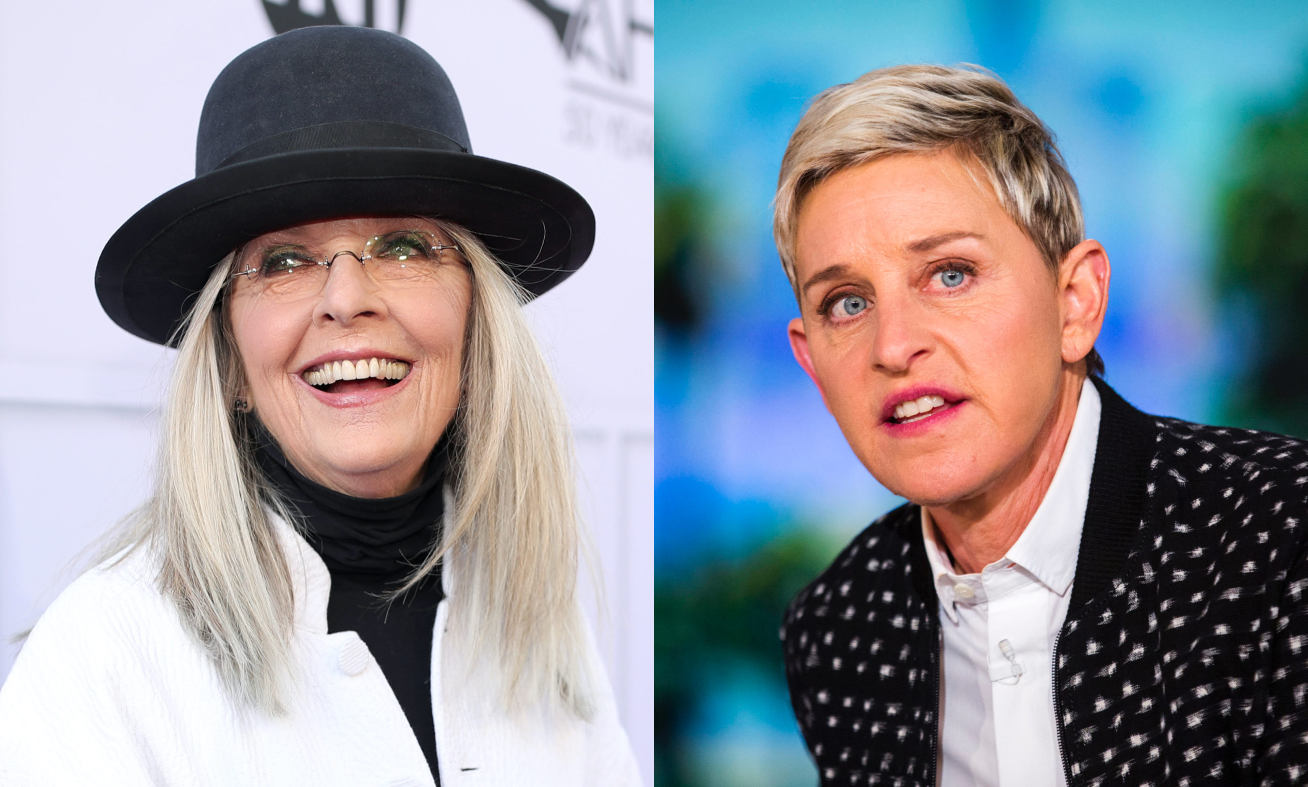 Diane Keaton insists Ellen DeGeneres set 'exudes happiness and gratitude' while missing the blatantly obvious