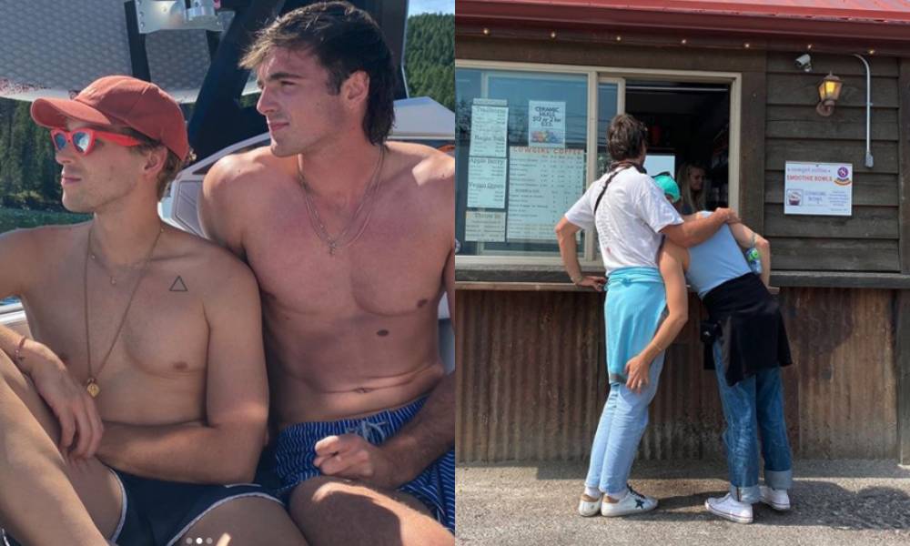 Jacob Elordi and Tommy Dorfman share a tender kiss and of course fans are doing the most