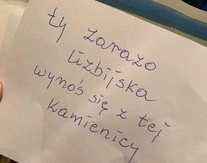 Polish MP labelled 'lesbian plague' in threatening letter after powerful show of solidarity with persecuted queer community