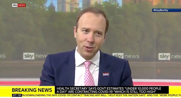 Matt Hancock awkwardly bans casual hook-ups while clarifying rules on sex under new coronavirus restrictions