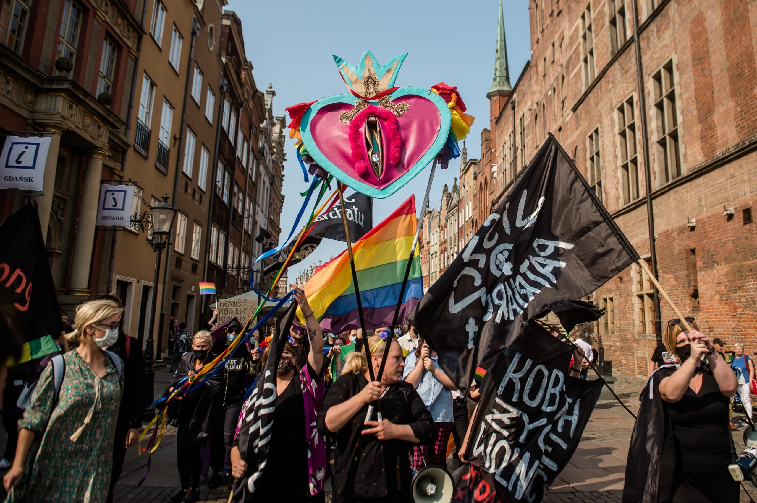 Polish queer activists put ‘vagina-shaped halo’ on the Virgin Mary and homophobes are inexplicably furious