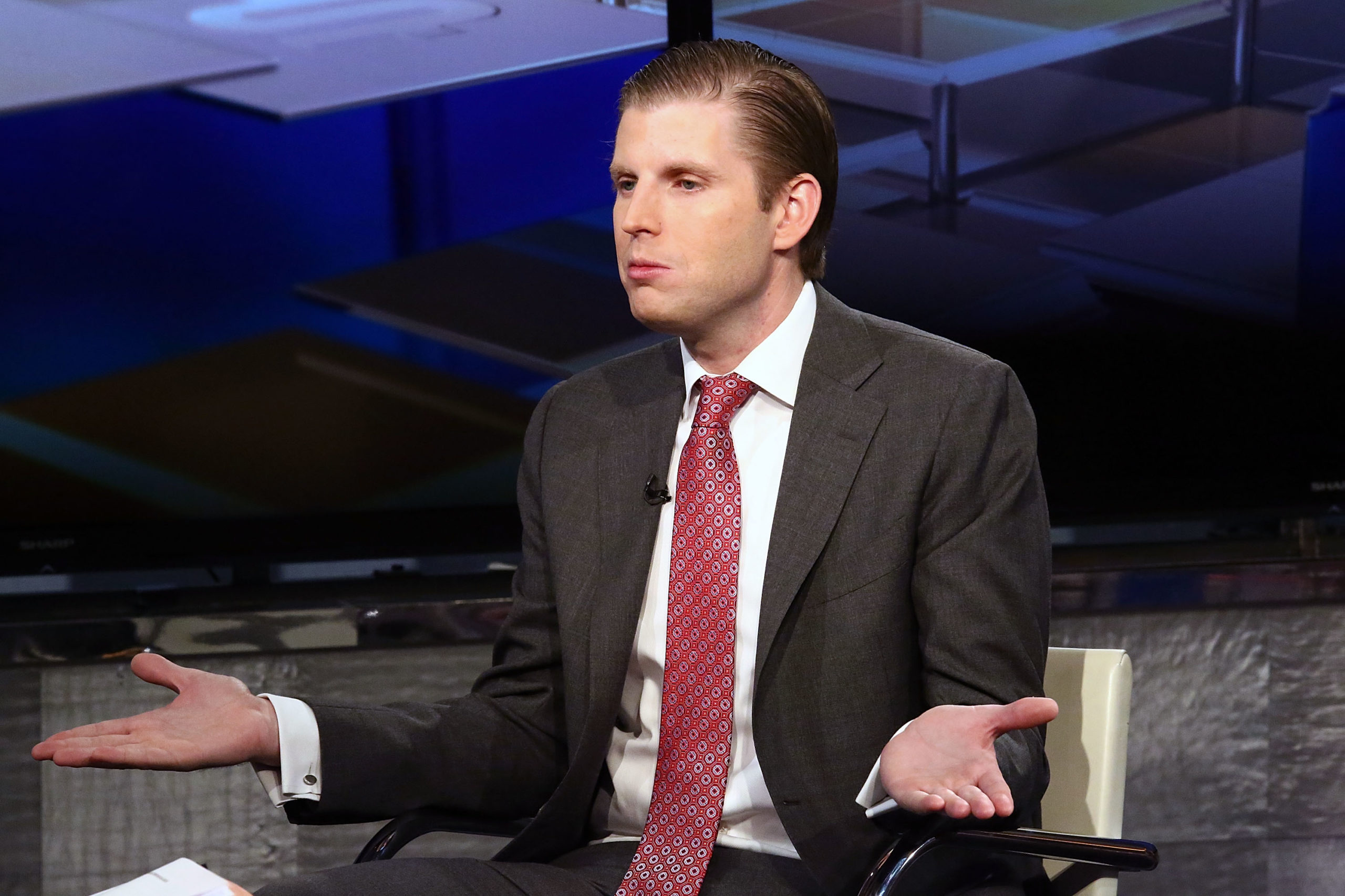 Eric Trump clarifies he's not actually LGBT+ after mistakenly 'coming out' live on Fox News