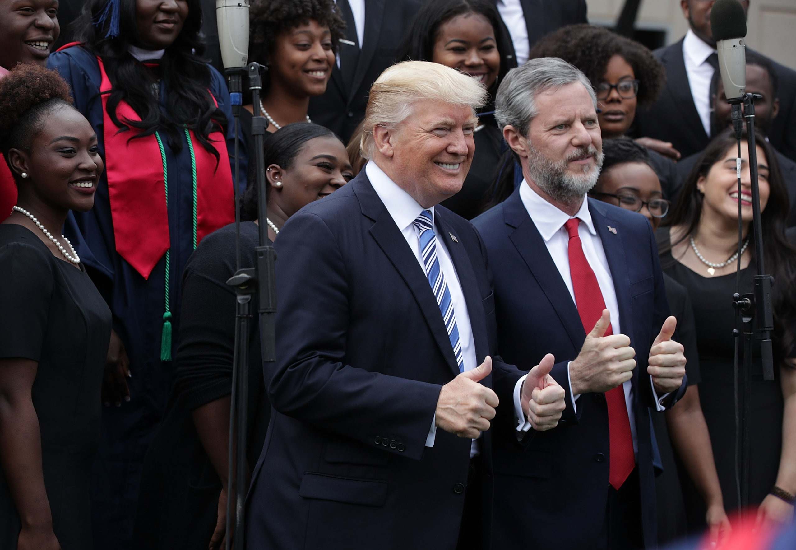 Evangelical homophobe Jerry Falwell Jr slapped with financial conduct probe amid pool boy sex scandal