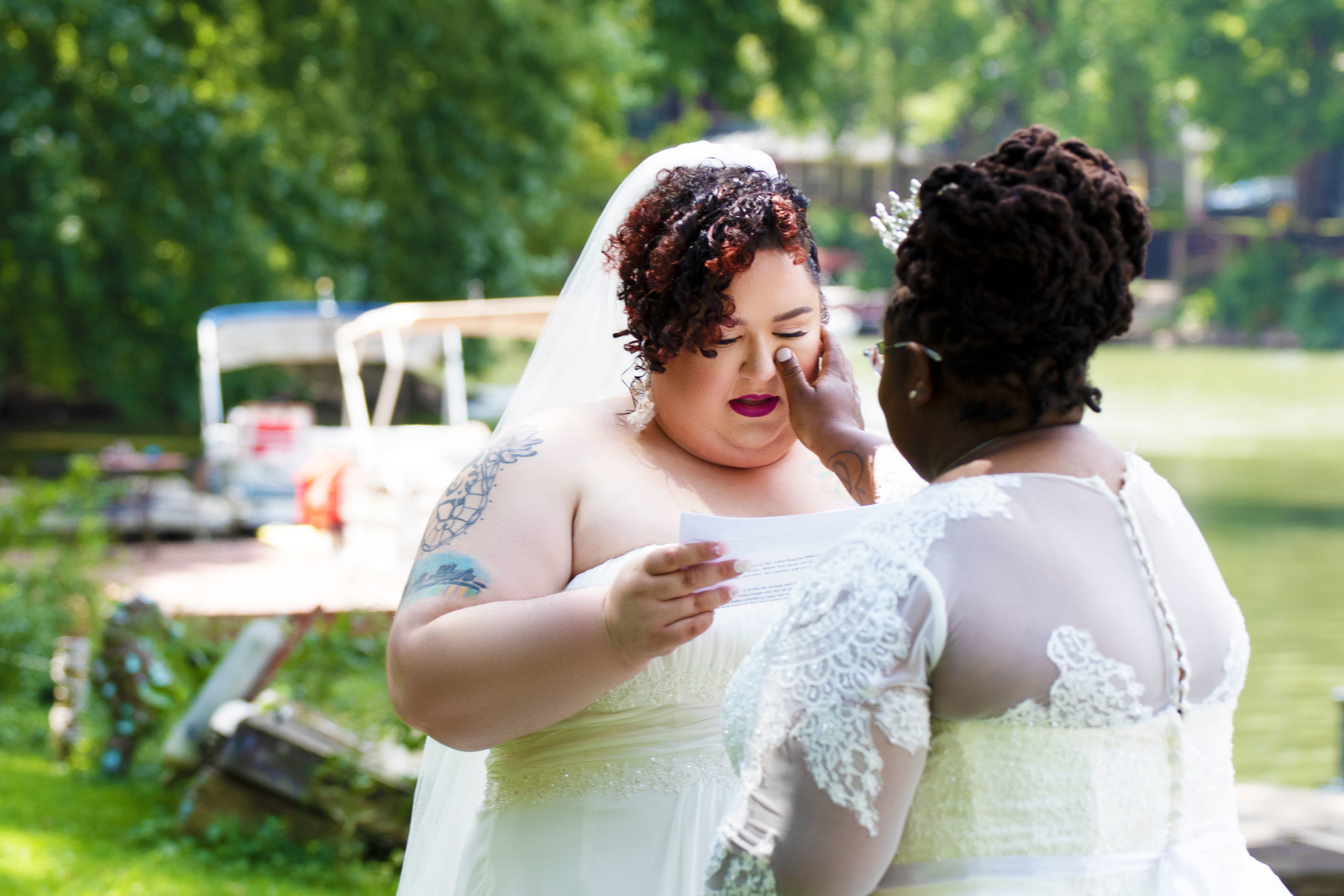 queer AirBnB wedding