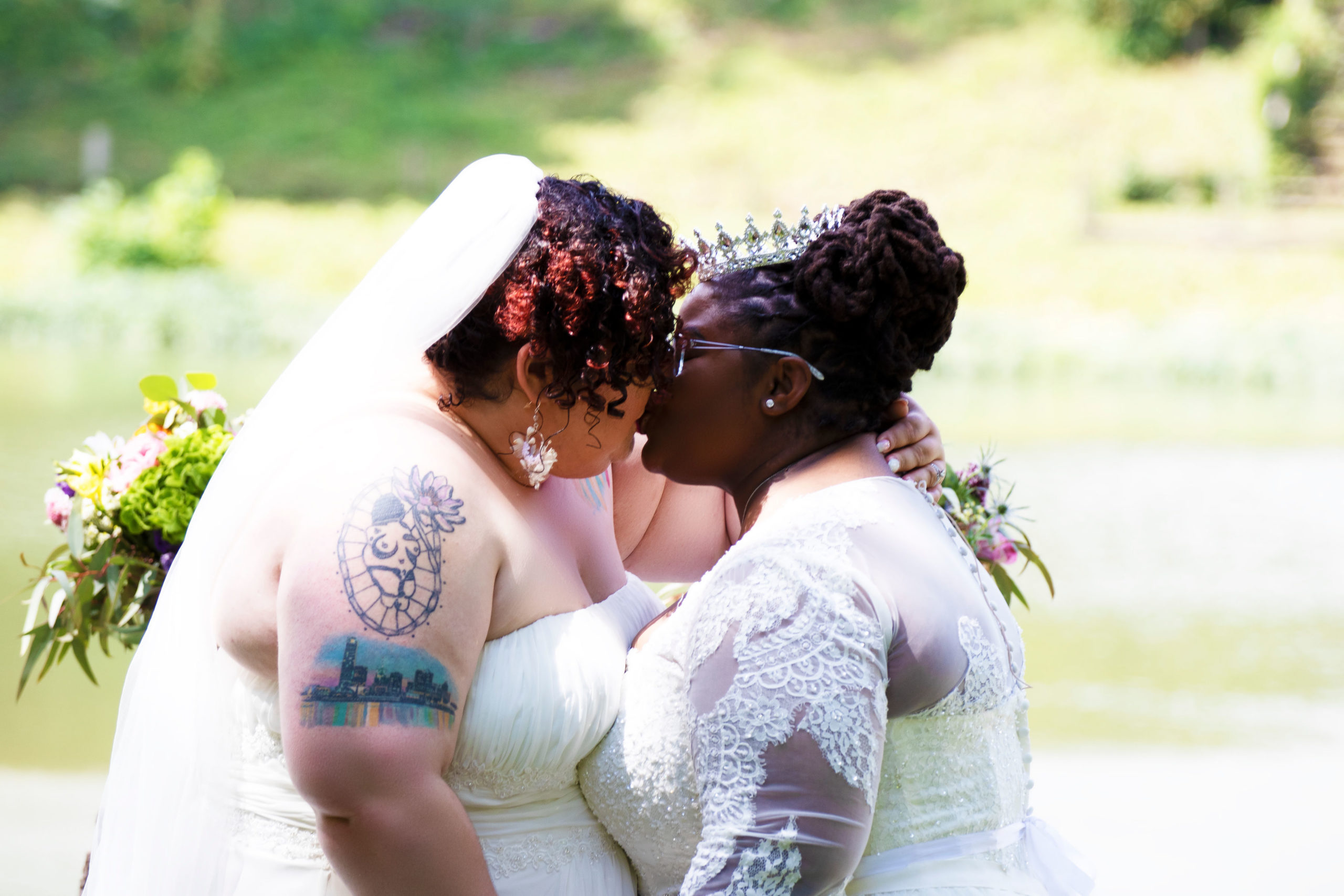 queer AirBnB wedding