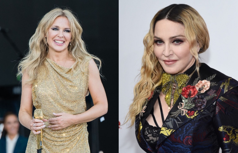 Kylie Minogue wants to give the gays everything they want with a Madonna duet. Over to you, Madge...