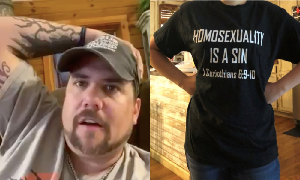 A preacher’s daughter was sent home from school for wearing a ‘homosexuality is sin’ t-shirt. He’s threatening to sue