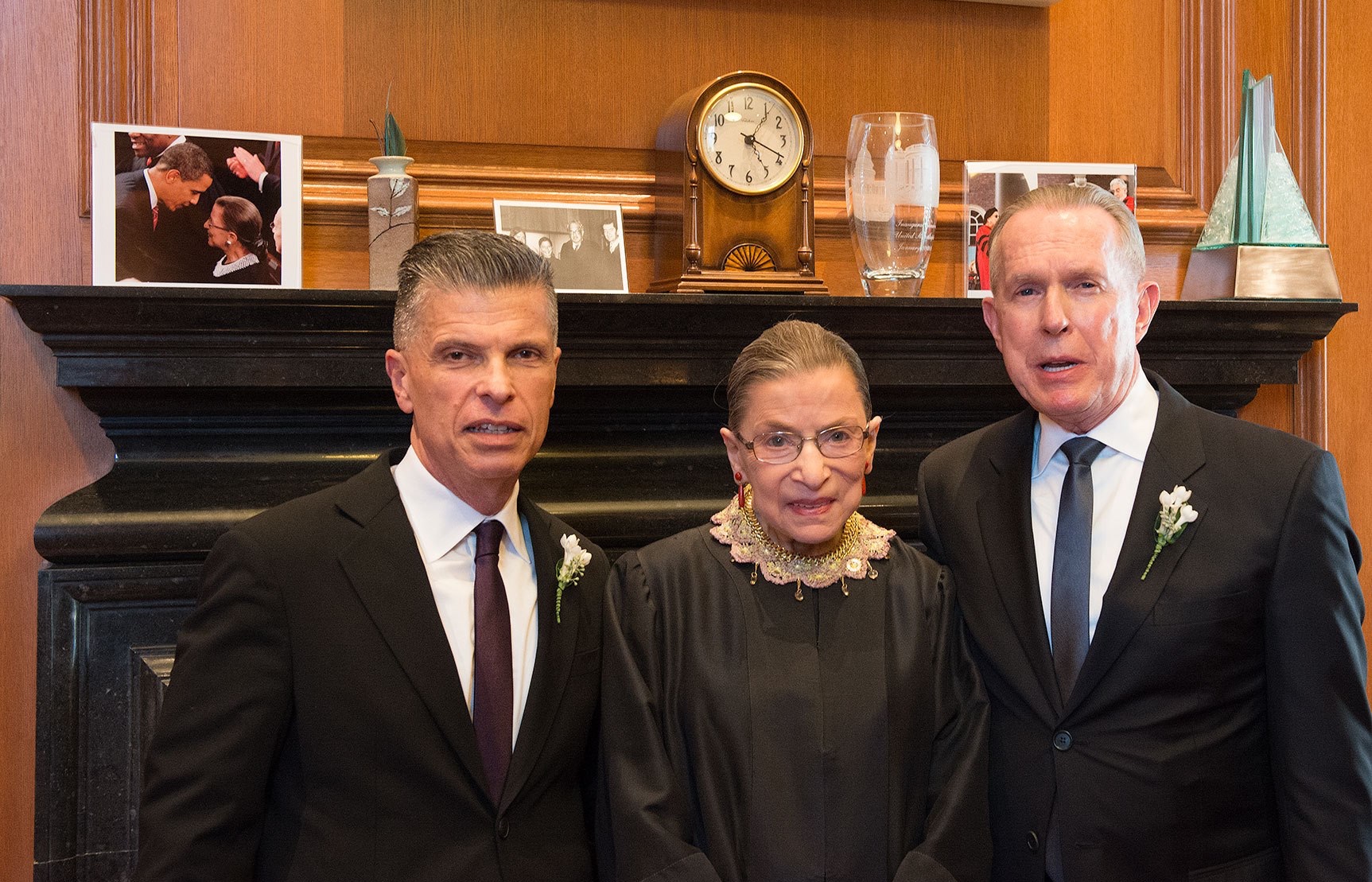 Gay couple who were married by Ruth Bader Ginsburg praise the 'inspirational' Supreme Court justice following her death