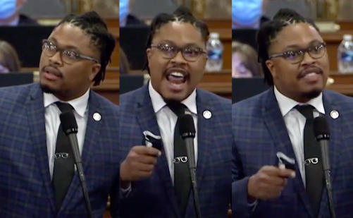 Black gay Democrat tears into 'corrupt' Republican attempt to 'intimidate' voters in impassioned speech