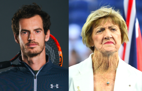 Andy Murray urges tennis officials to strip Margaret Courts’s name from arena over her viciously homophobic views