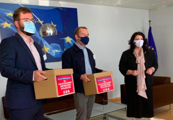 Hundreds of thousands demand the EU intervene in Poland’s heinous LGBT-free zones