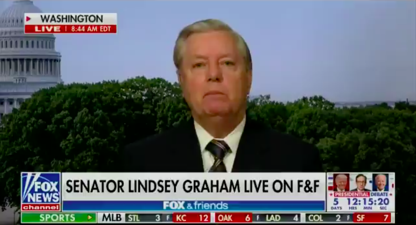 Raging homophobe Lindsey Graham went on live TV to moan about people 'hating his guts' and we can't imagine why