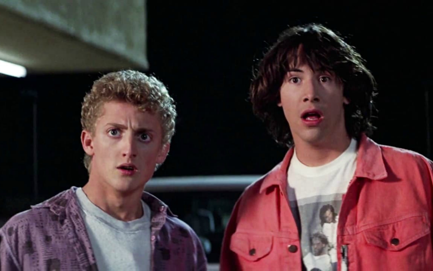 Keanu Reeves and Alex Winter endorse content warning over homophobic slurs in original Bill & Ted films