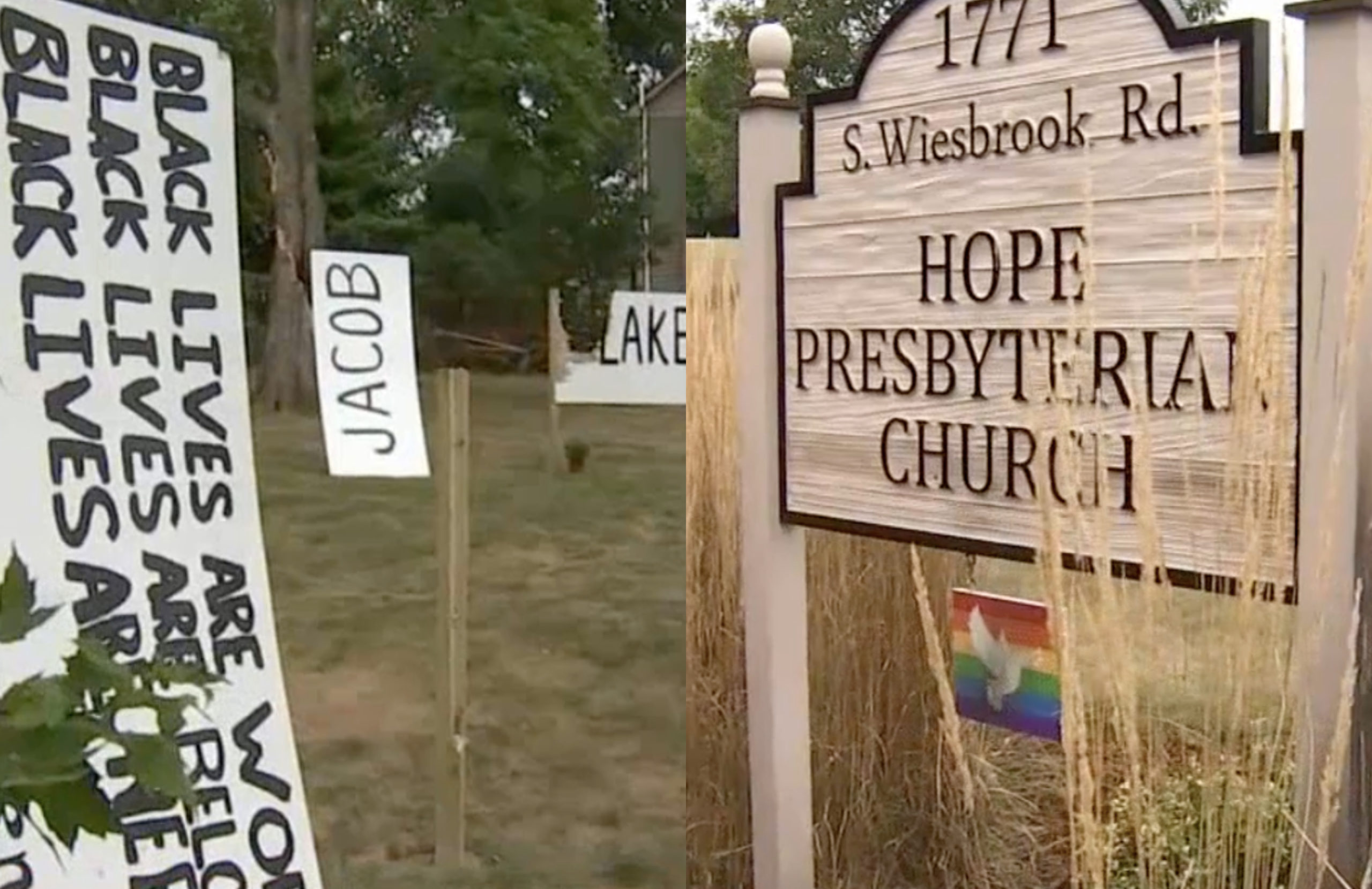 Community left ‘heartbroken’ after thugs wreck church’s Pride and Black Lives Matter signs