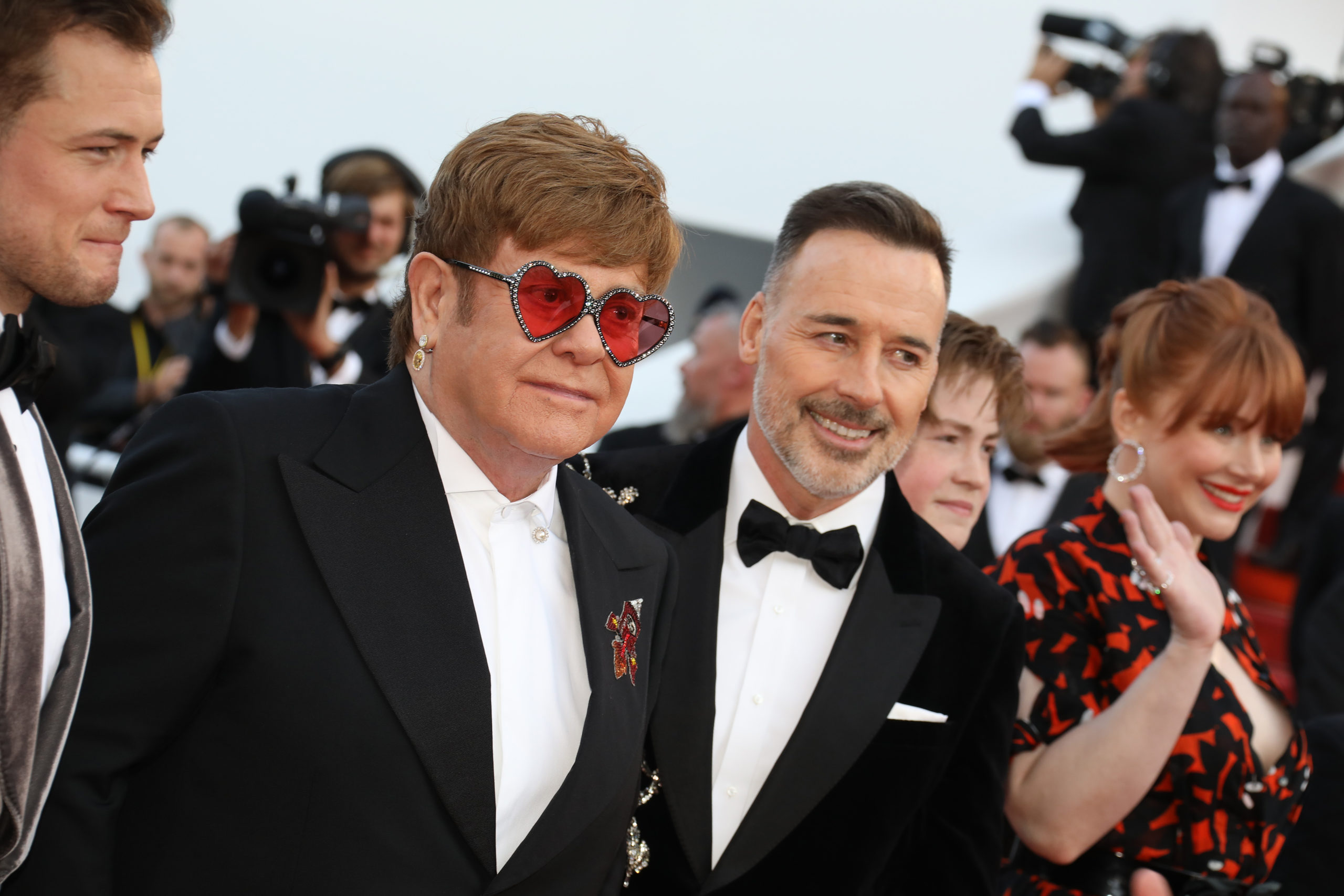 Elton John and husband David Furnish celebrate 15th anniversary with impassioned vow to 'continue the fight for equality'