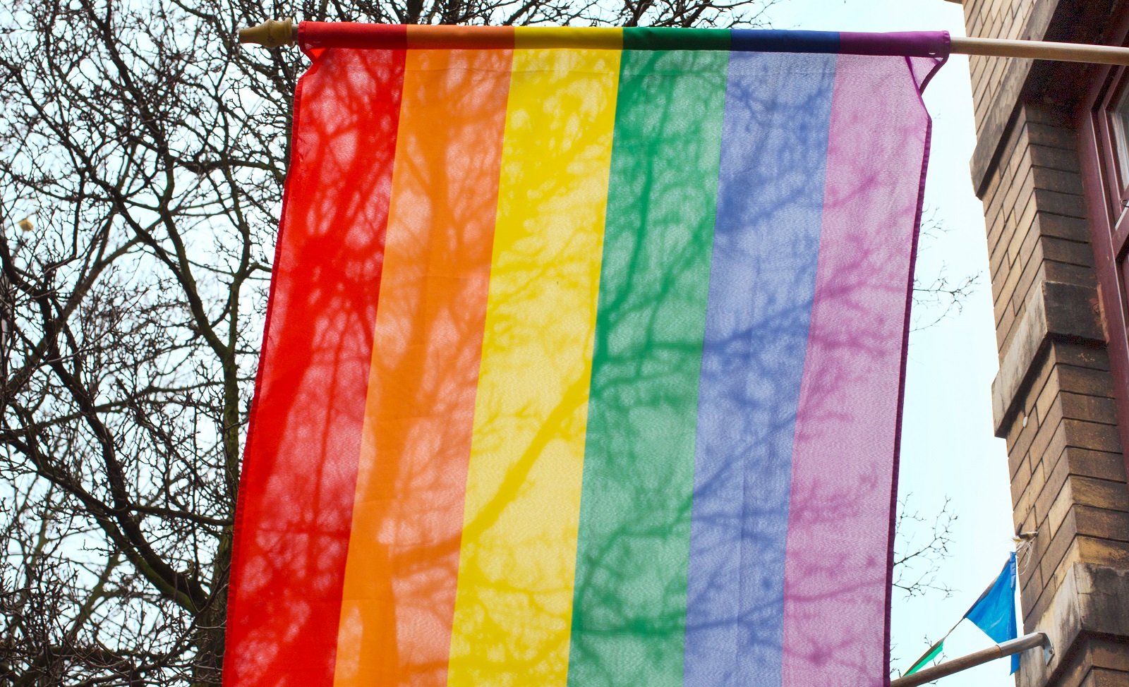 Cowardly homophobes throw fireworks at house flying Pride flag in solidarity with gay neighbours