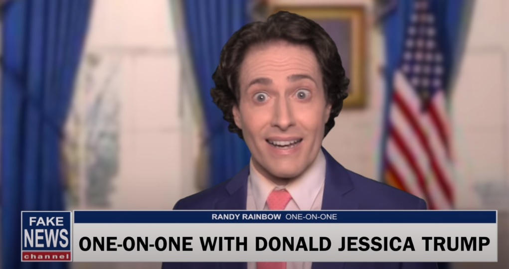 YouTube comedian Randy Rainbow breaks silence on past racist, transphobic jokes with awkward Donald Trump 'interview'