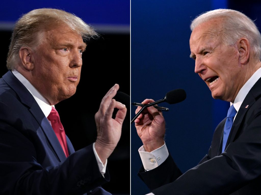 Joe Biden and Donald Trump