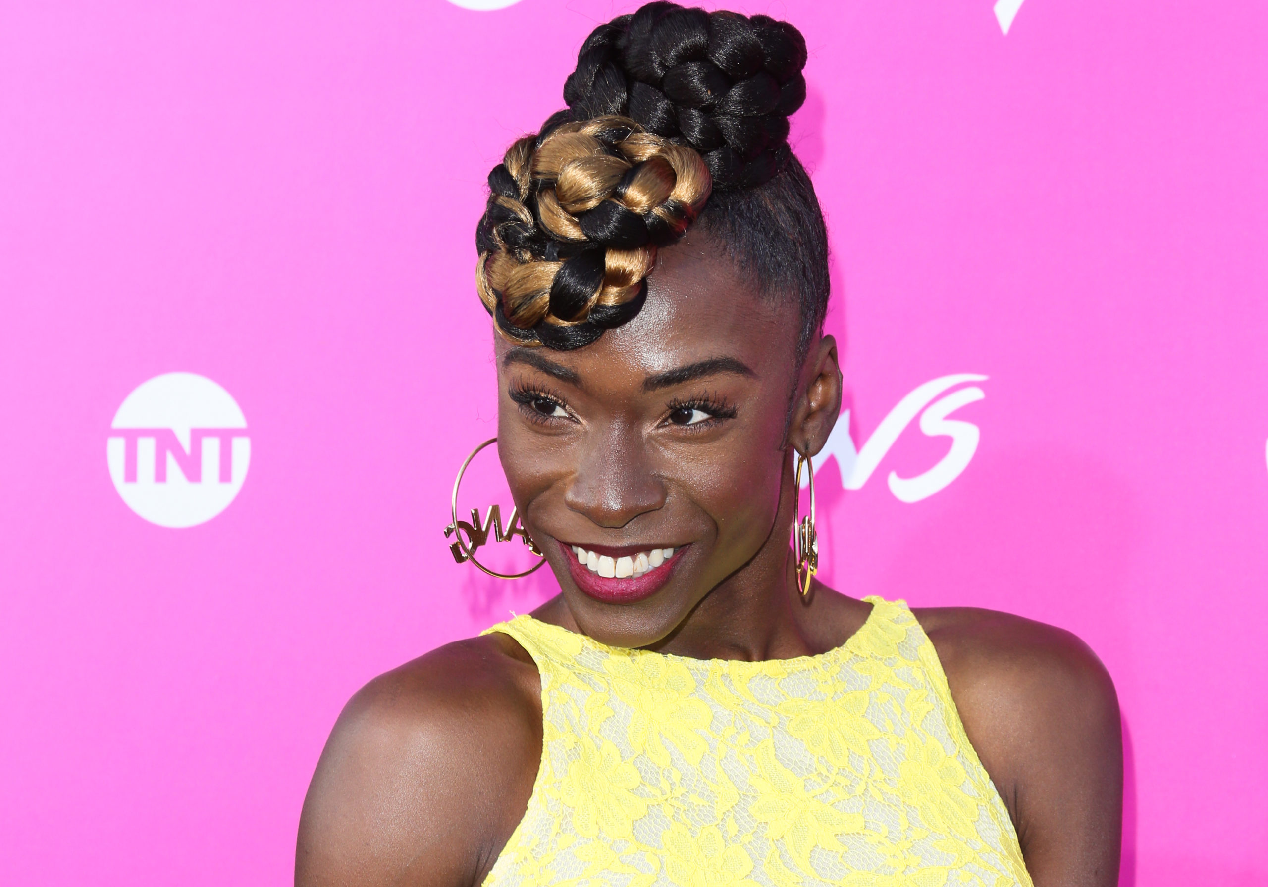 Pose: Actress Angelica Ross attends the premiere of TNT