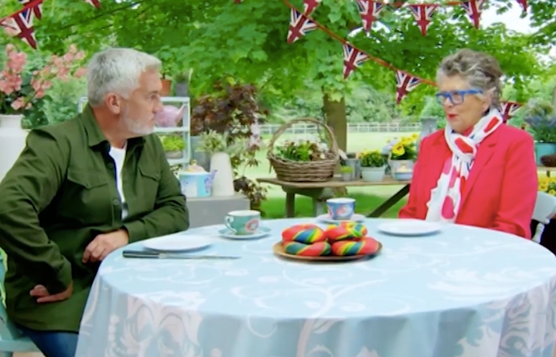 Bake Off's Paul Hollywood mocked mercilessly after claiming rainbow bagels 'represent the NHS'