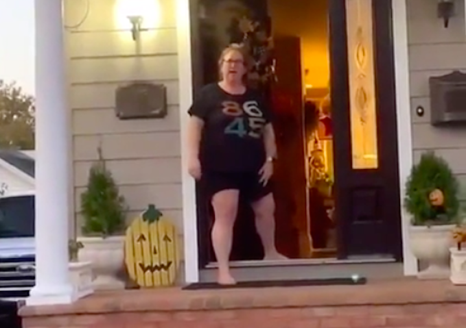 Fiery viral video shows anti-Karen defending Black Lives Matter and queer rights in astonishingly wholesome battle cry