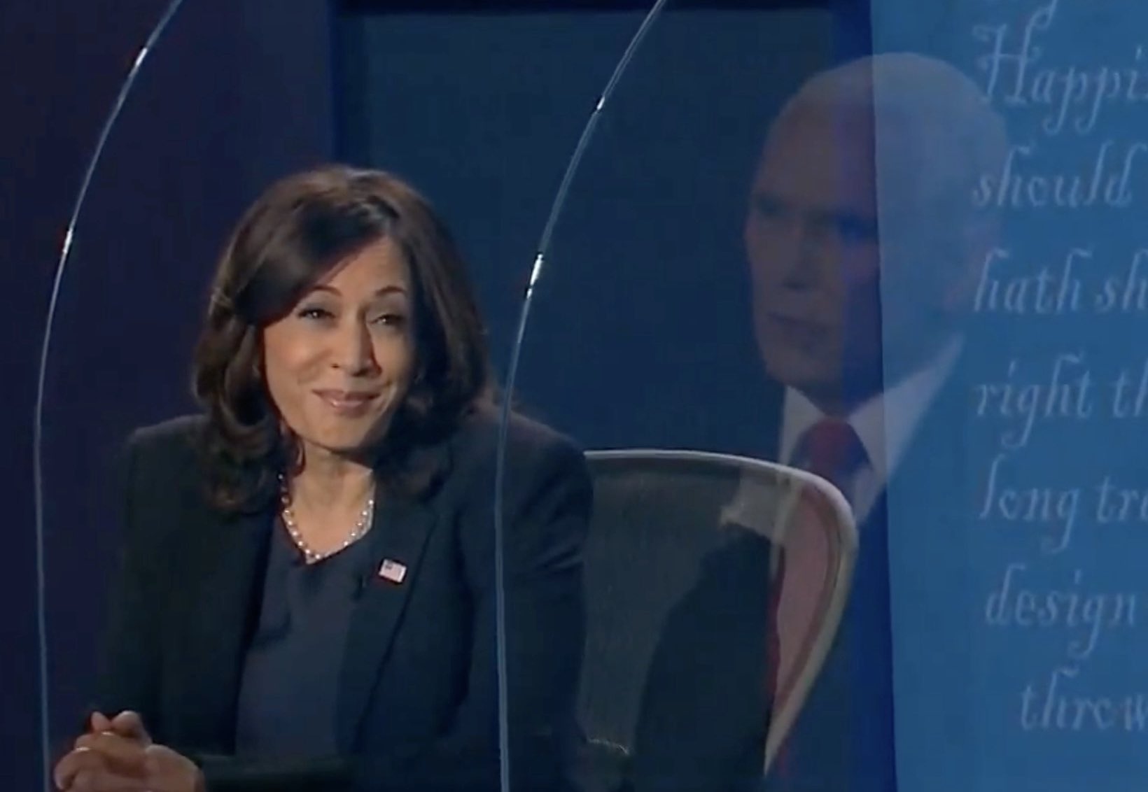Kamala Harris shutting down Mike Pence at the vice presidential debate has already been remixed into a Lady Gaga track