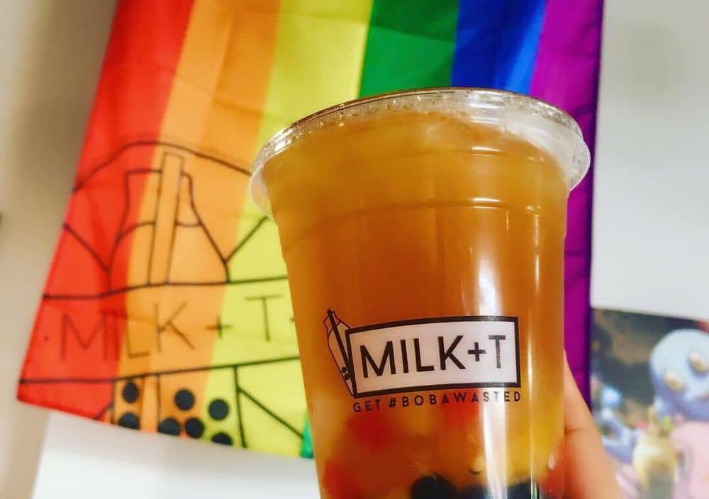 Homophobe threatens to 'blow up' tea shop for displaying Joe Biden sign and Pride flag