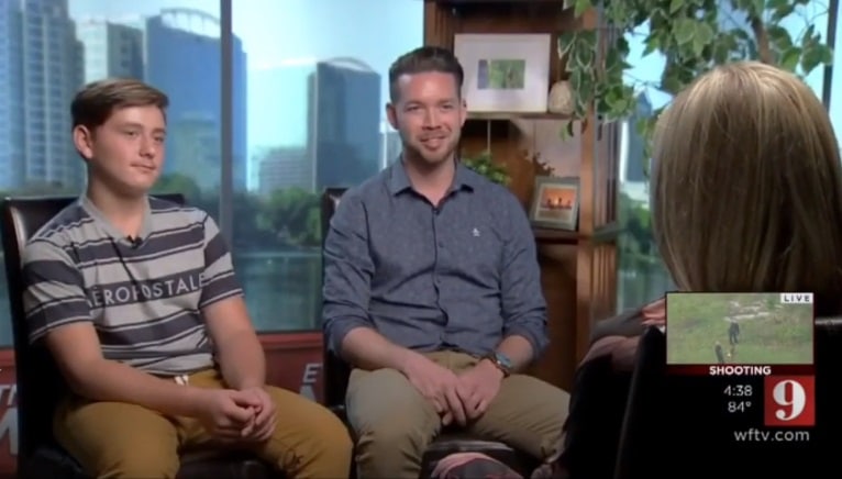 Teacher Steven Arauz had spoken about becoming a foster parent, and becoming the adoptive father in 2016 to a ten-year-old boy.